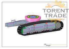 ASM3 Dresser TRACK GROUP ASSEMBLY CHARGE Гусеницяь