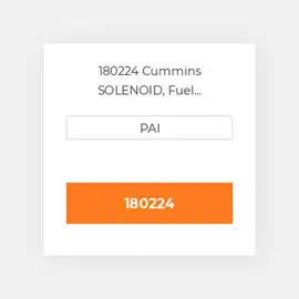 180224 Cummins SOLENOID, Fuel Shutoff(24 vdc) Соленоїд, електромагніт