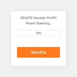 451427E Navistar PUMP, Power Steering (International 1000, 3000, 4000, 7000 Series) (Image coming soon) Помпа
