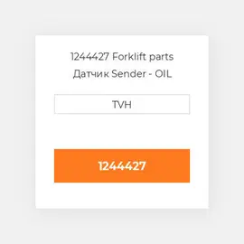 1244427 Forklift parts Датчик Sender - OIL Pressure