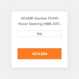 451428E Navistar PUMP, Power Steering (1988-2017 International 4700 Series) Помпа