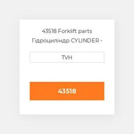 43518 Forklift parts Гідроциліндр CYLINDER - Master