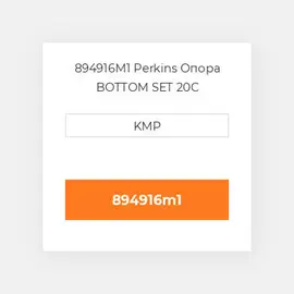 894916M1 Perkins Опора BOTTOM SET 20C