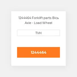 1244464 Forklift parts Вісь Axle - Load Wheel