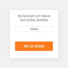 195-32-61220 Atlas Copco TRACK NUT DOME SHAPED Гайка