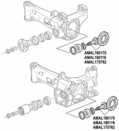 3C051-42300 Kubota Набір шестерень моста Bevel Gear Set Differential for KubotaВ® Tractor 3C051-42300