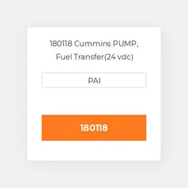 180118 Cummins PUMP, Fuel Transfer(24 vdc) Помпа
