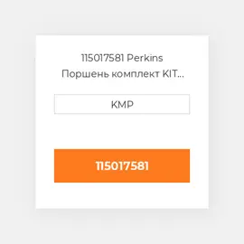 115017581 Perkins Поршень комплект KIT PISTON & RING SET