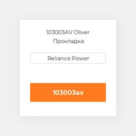 103003AV Oliver Прокладка
