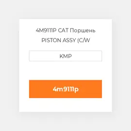 4M9111P CAT Поршень PISTON ASSY (C/W PIN+CLIPS)