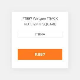 FT887 Wirtgen TRACK NUT, 12MM SQUARE Гайка
