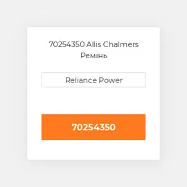 70254350 Allis Chalmers Ремінь