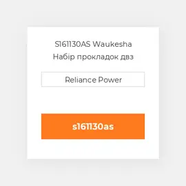 S161130AS Waukesha Набір прокладок двз