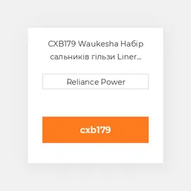 CXB179 Waukesha Набір сальників гільзи Liner Sealing Ring Kit