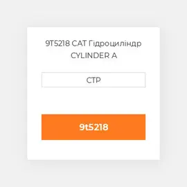 9T5218 CAT Гідроциліндр CYLINDER A