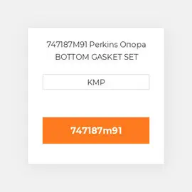 747187M91 Perkins Опора BOTTOM GASKET SET