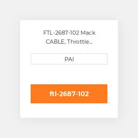 FTL-2687-102 Mack CABLE, Throttle Lock(102in) Кабель