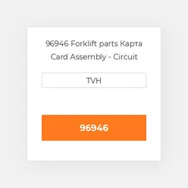 96946 Forklift parts Карта Card Assembly - Circuit