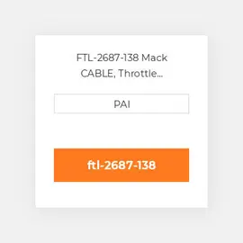 FTL-2687-138 Mack CABLE, Throttle Lock(138in) Кабель