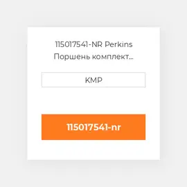 115017541-NR Perkins Поршень комплект PISTON PIN & CLIPS
