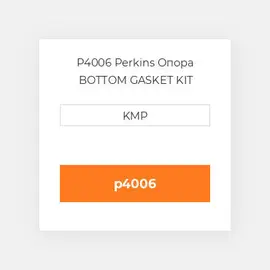 P4006 Perkins Опора BOTTOM GASKET KIT