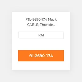 FTL-2690-174 Mack CABLE, Throttle Lock(174in) Кабель