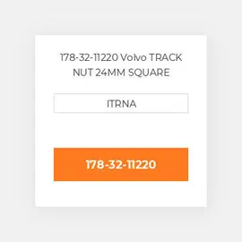 178-32-11220 Hyundai TRACK NUT 24MM SQUARE Гайка