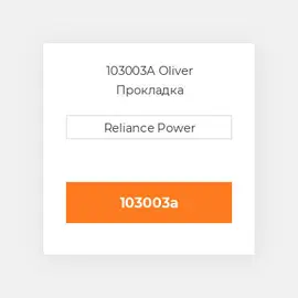 103003A Oliver Прокладка