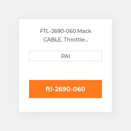 FTL-2690-060 Mack CABLE, Throttle Lock(60in) Кабель