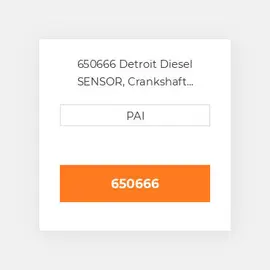650666 Detroit Diesel SENSOR, Crankshaft Position(O-Ring included) Датчик