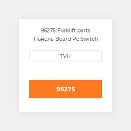 96275 Forklift parts Панель Board Pc Switch Assembly