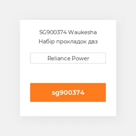 SG900374 Waukesha Набір прокладок двз