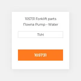 105731 Forklift parts Помпа Pump - Water