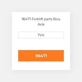 96471 Forklift parts Вісь Axle