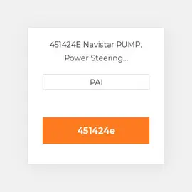 451424E Navistar PUMP, Power Steering (International Universal) Помпа