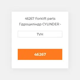 46267 Forklift parts Гідроциліндр CYLINDER - Master