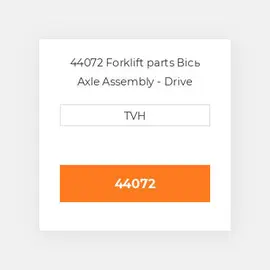 44072 Forklift parts Вісь Axle Assembly - Drive