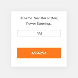 451425E Navistar PUMP, Power Steering (International 3000, 4700 Series) Помпа