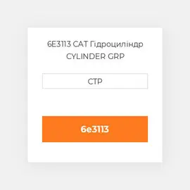 6E3113 CAT Гідроциліндр CYLINDER GRP