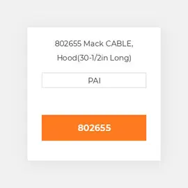 802655 Mack CABLE, Hood(30-1/2in Long) Кабель
