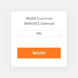 180250 Cummins BRACKET, Solenoid Кронштейн
