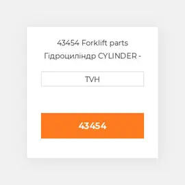 43454 Forklift parts Гідроциліндр CYLINDER - Master