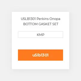U5LB1301 Perkins Опора BOTTOM GASKET SET 1006.6