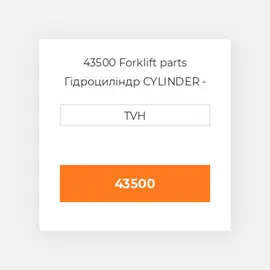 43500 Forklift parts Гідроциліндр CYLINDER - Master